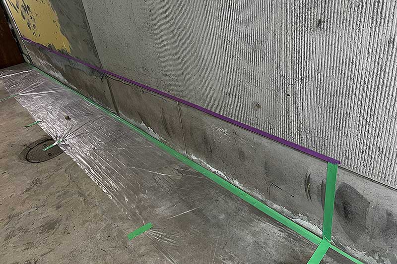 内基礎の養生