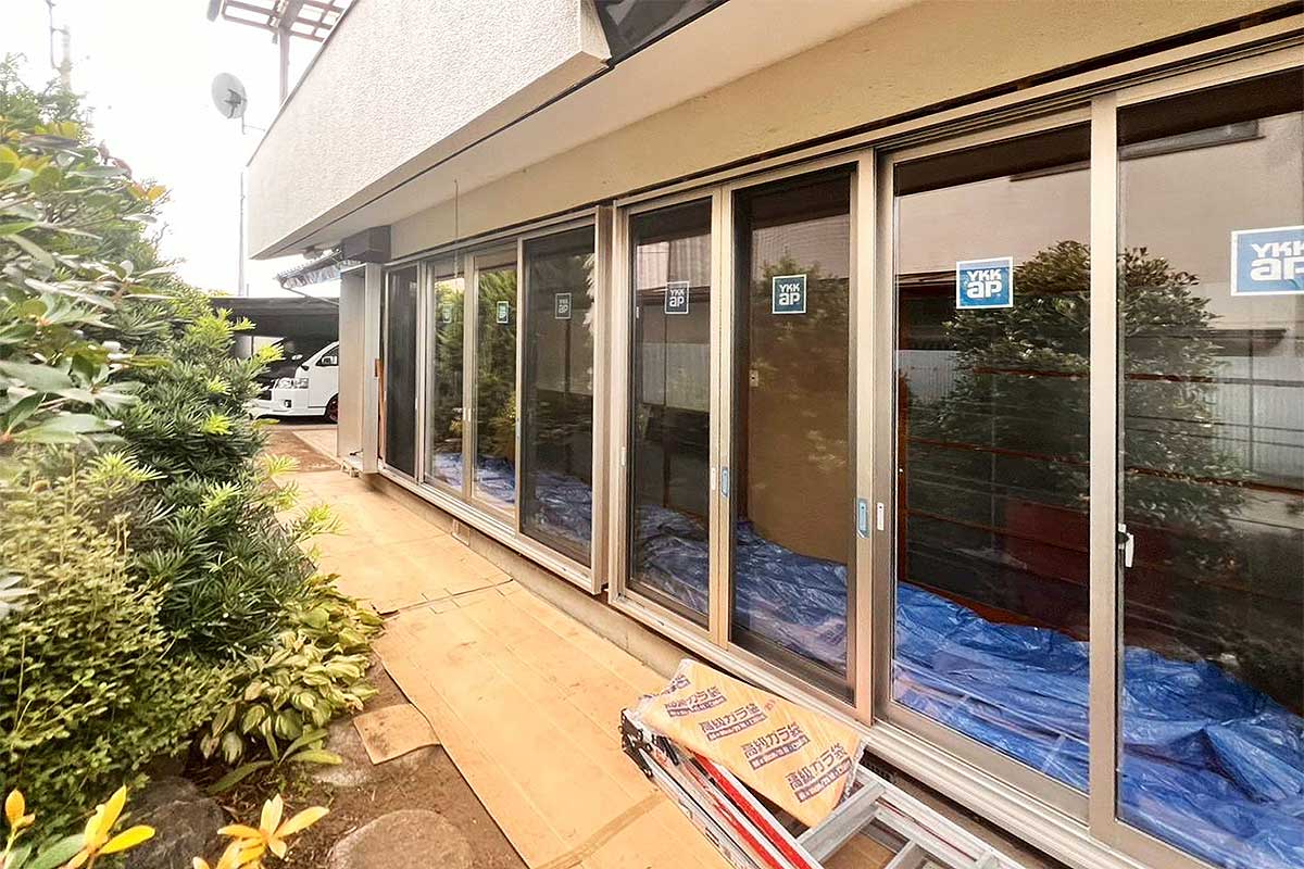 新しい窓への交換工事完了