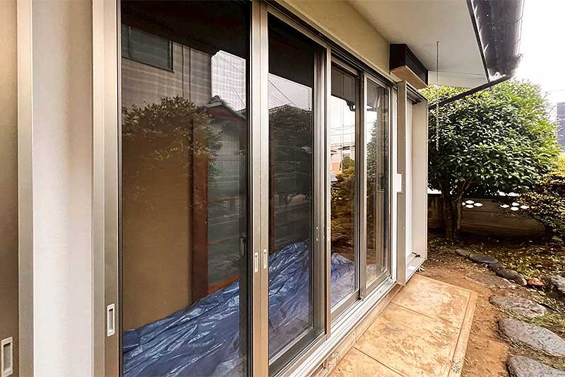 新しい窓への交換工事完了