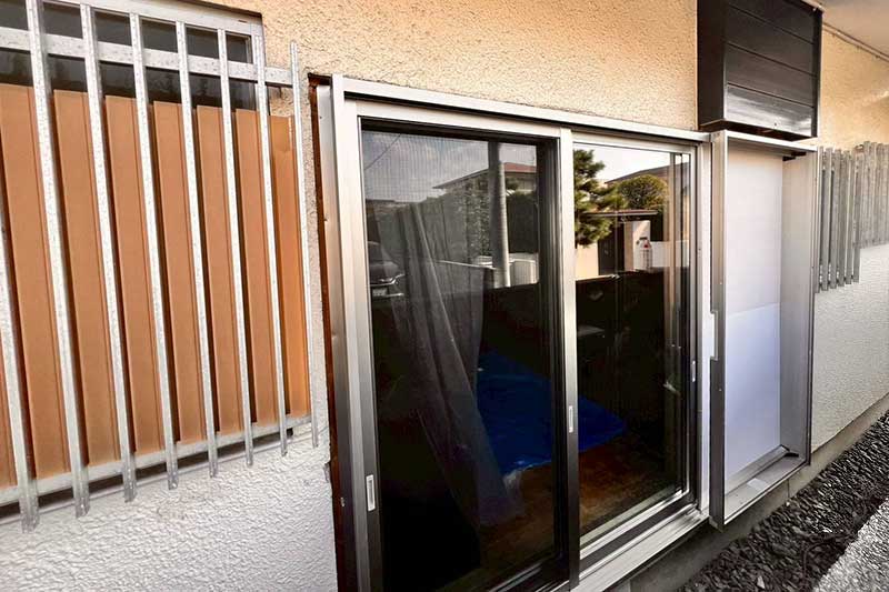 新しい窓への交換工事完了