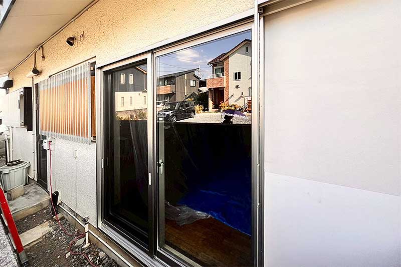 新しい窓への交換工事完了