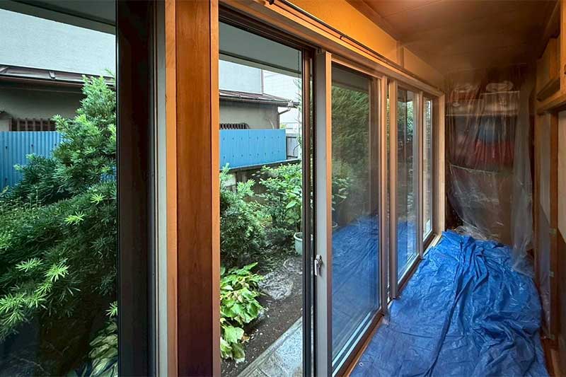 新しいサッシ・窓の取付