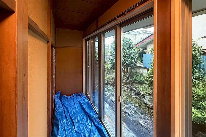 新しいサッシ・窓の取付