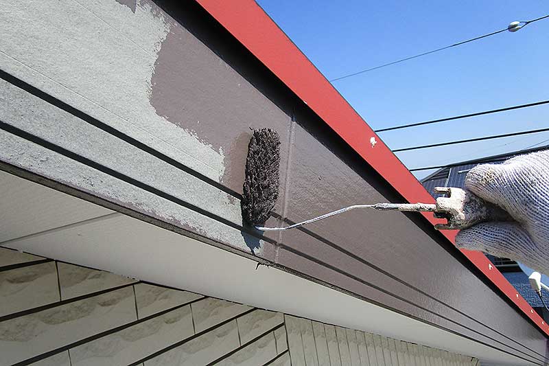 破風の塗装