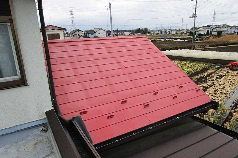 屋根の下塗り塗装