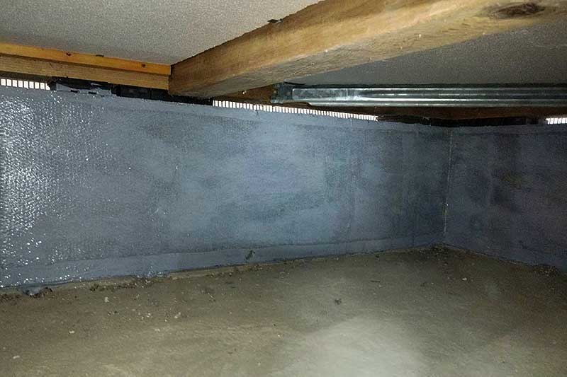 基礎補強施工後の内基礎