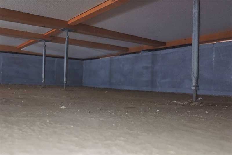 基礎補強施工後の内基礎