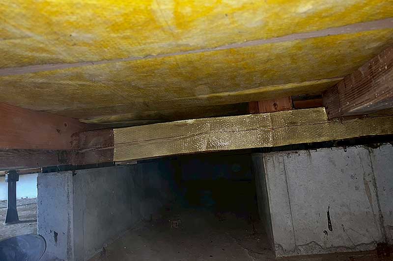 アラミド繊維を張り込んでタフロンウッドを塗布