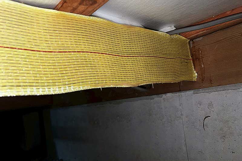 アラミドとタフロンウッドで施工した床下木部