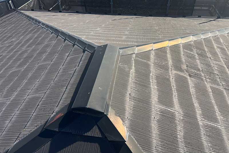 施工前の屋根