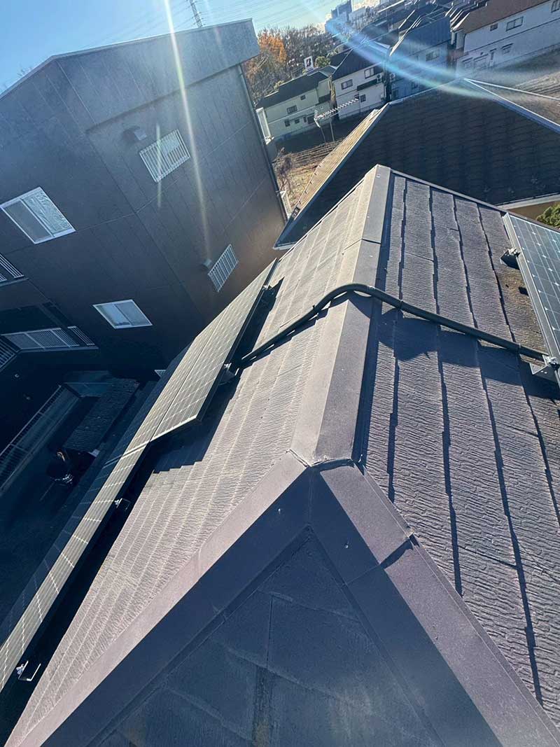 既存の棟板金