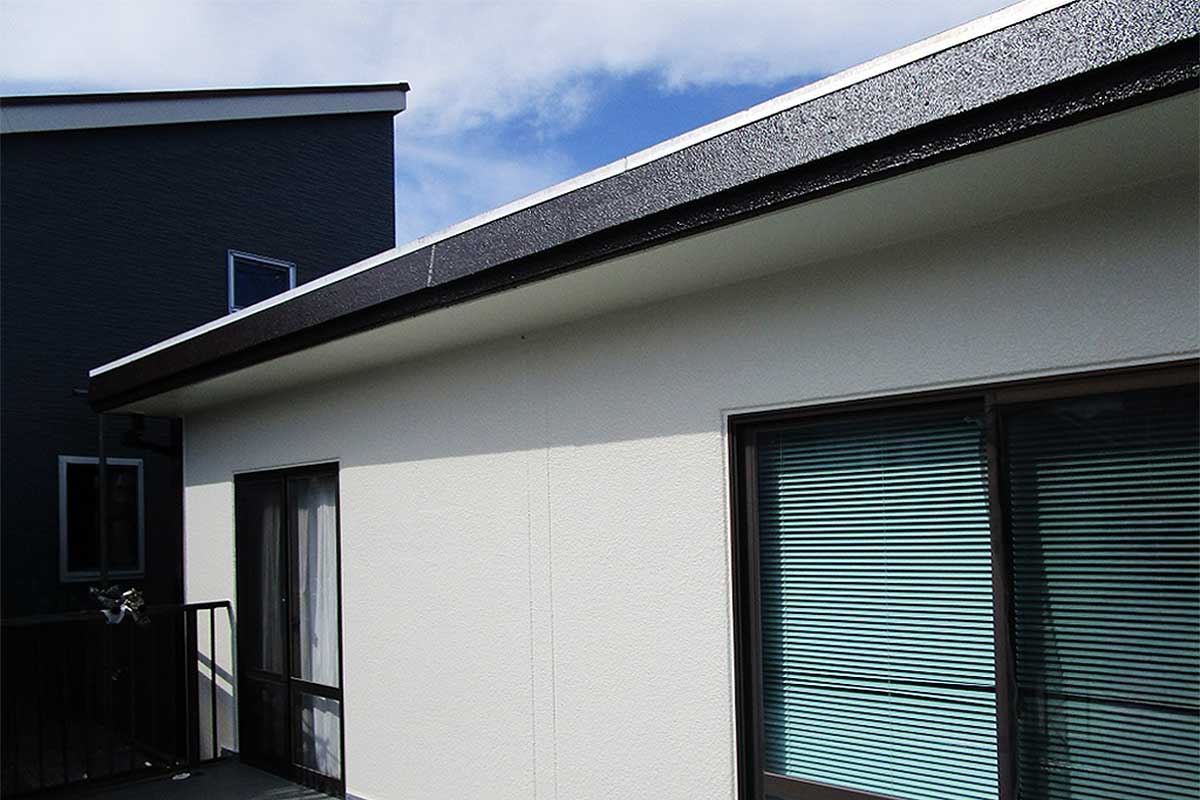 施工後の外壁2階部分
