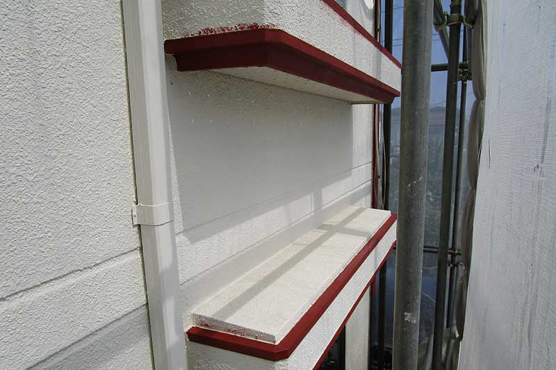 鉄部錆止め塗装