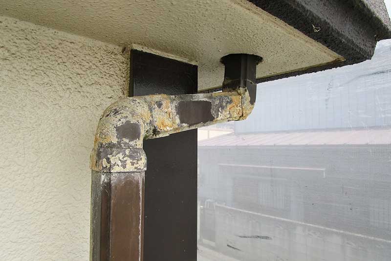 劣化した既存の縦樋