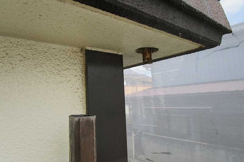 劣化した既存の縦樋の撤去・取り外し