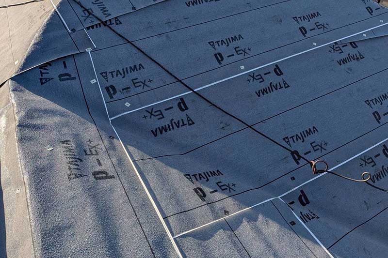 ルーフィング張り込み