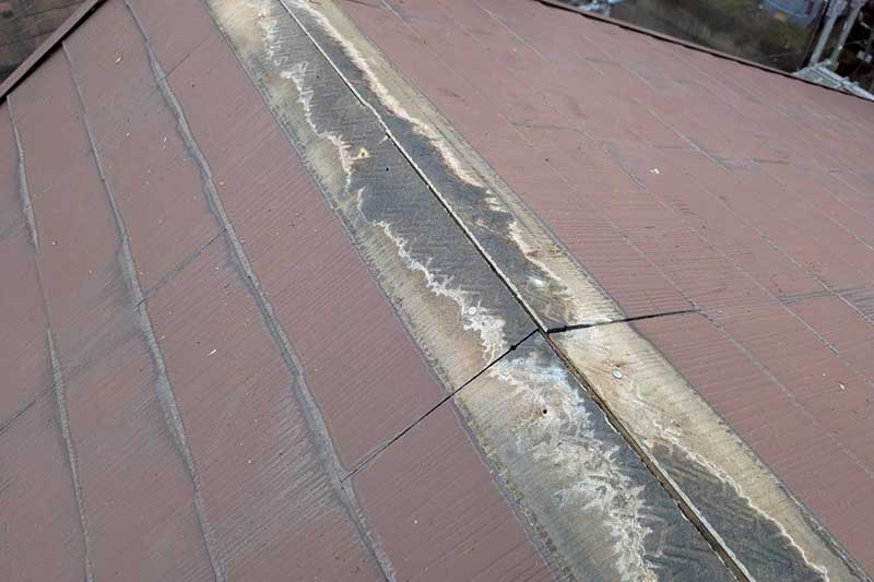 既存の貫板取り外し