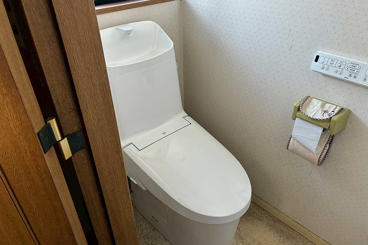 施工後のトイレ