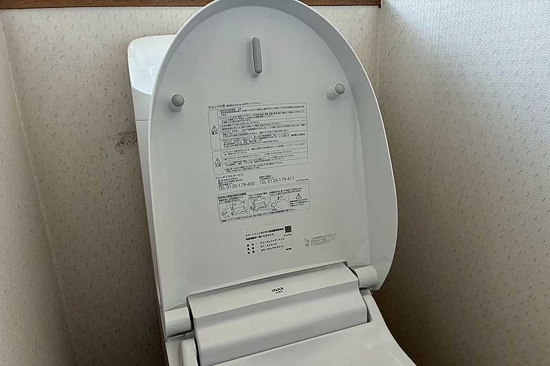 施工後のトイレ