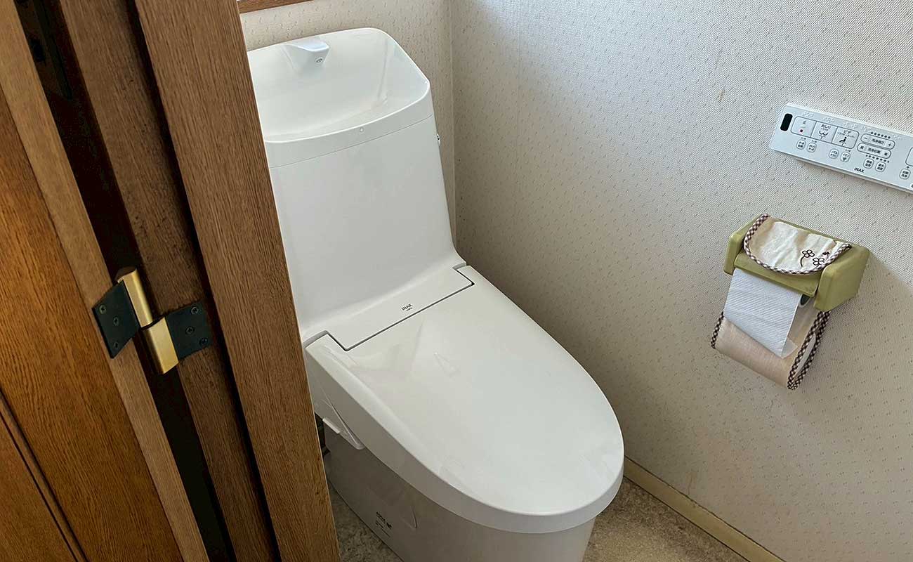 設置後のトイレ
