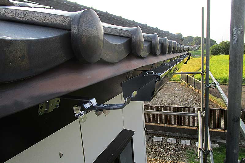 雨樋取付作業