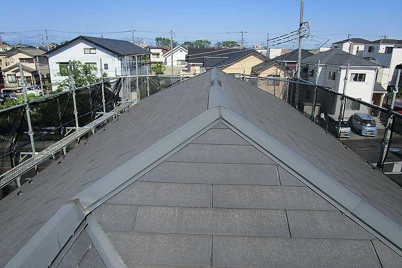 施工前の屋根