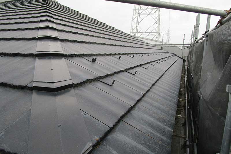 施工前の屋根