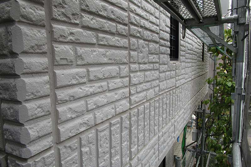 施工前の外壁・目地