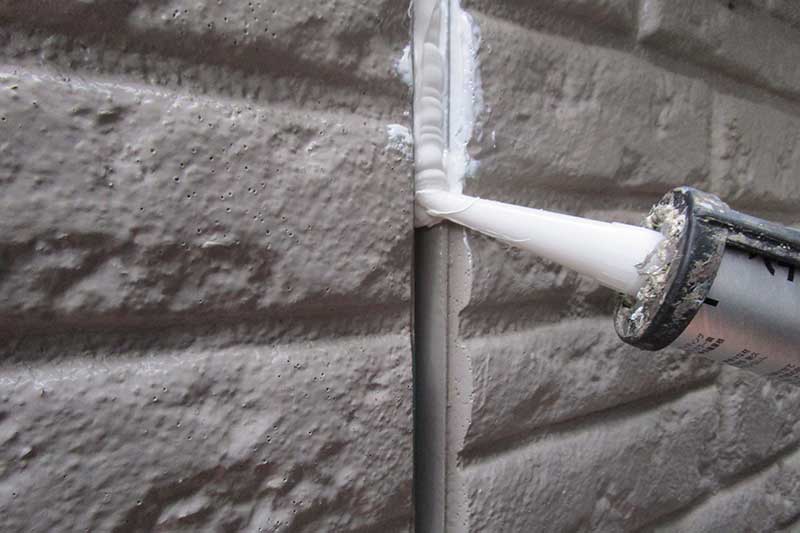 目地を取り外した新しく目地打ち込み