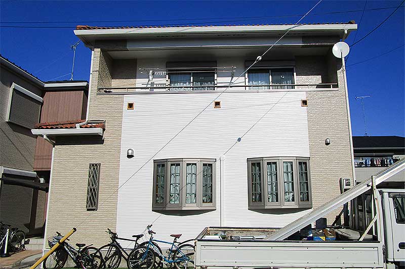 塗装後の外壁全体