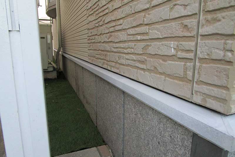 水切りの錆止め塗装完了