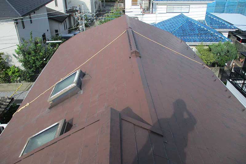 施工前の大屋根