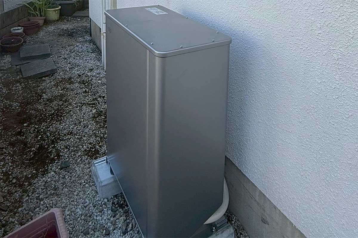 設置が完了した蓄電池スマートPVマルチ12.7kWh