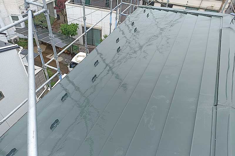 太陽光設置前の屋根