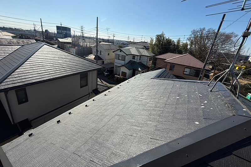 太陽光設置前の屋根