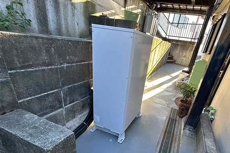 設置後の蓄電池スマートスター