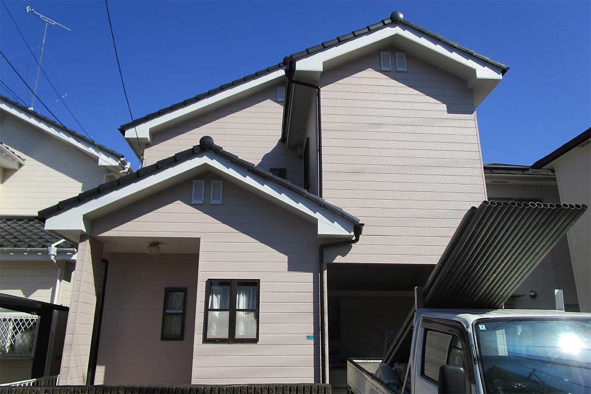 塗装後の外壁
