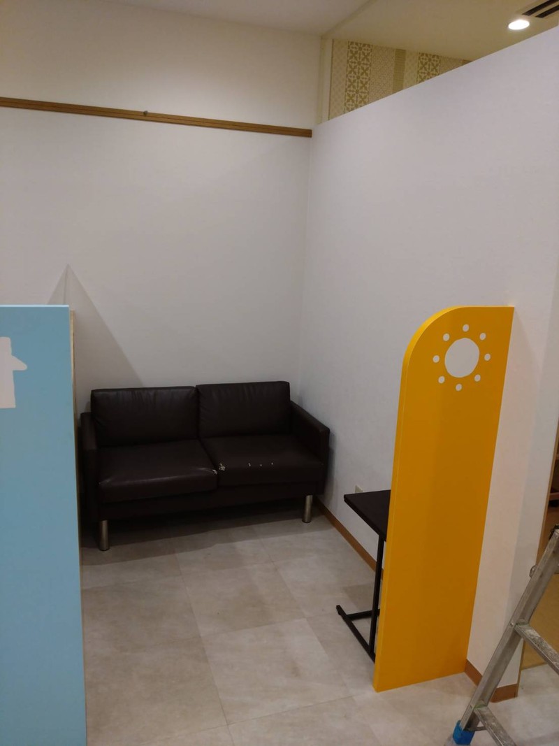 張替え後の室内