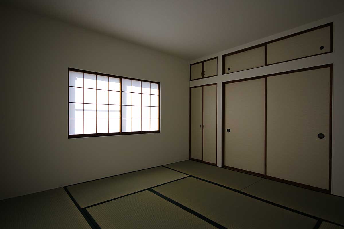 施工後の和室