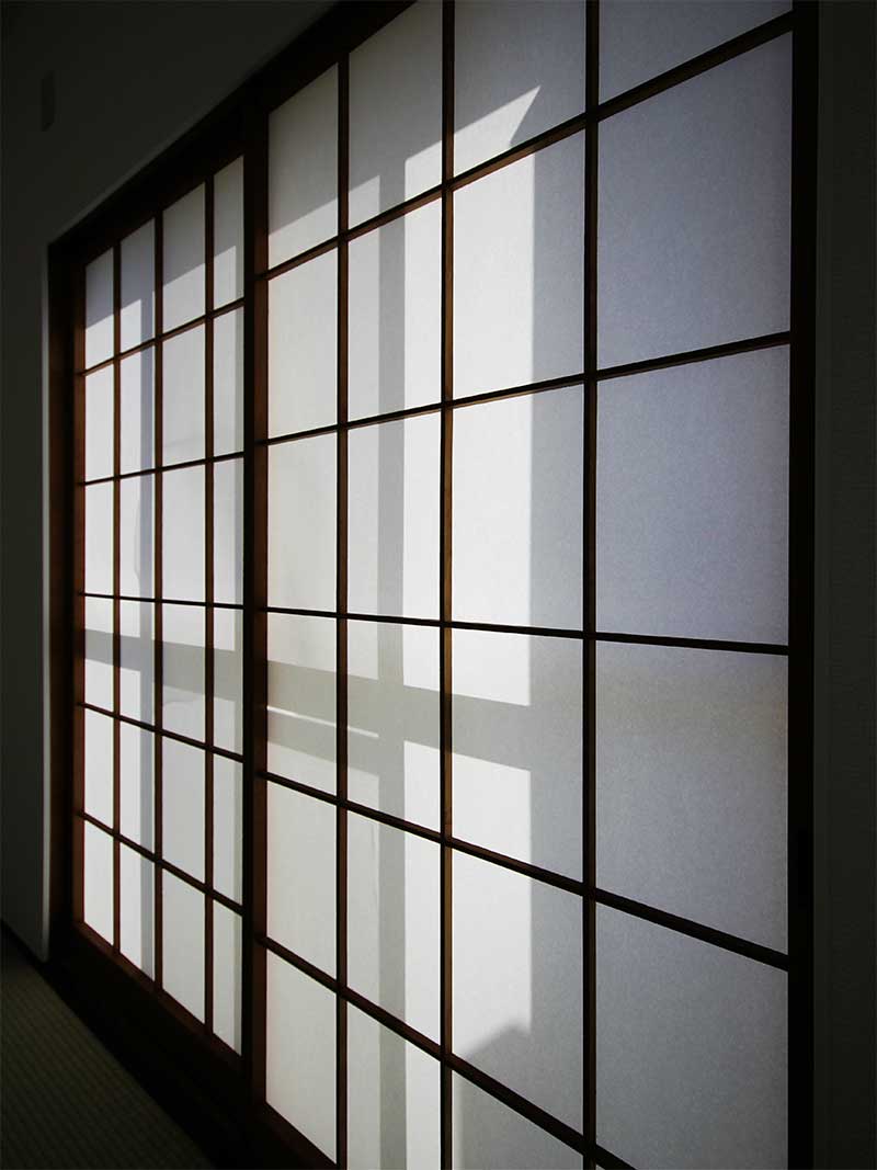 リフォーム後の2F和室の障子