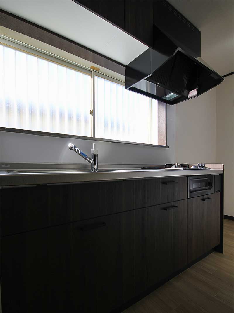 施工後のキッチン