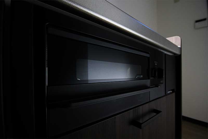 リフォーム後のキッチンガスコンロ