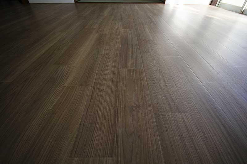 リフォーム後のリビング床