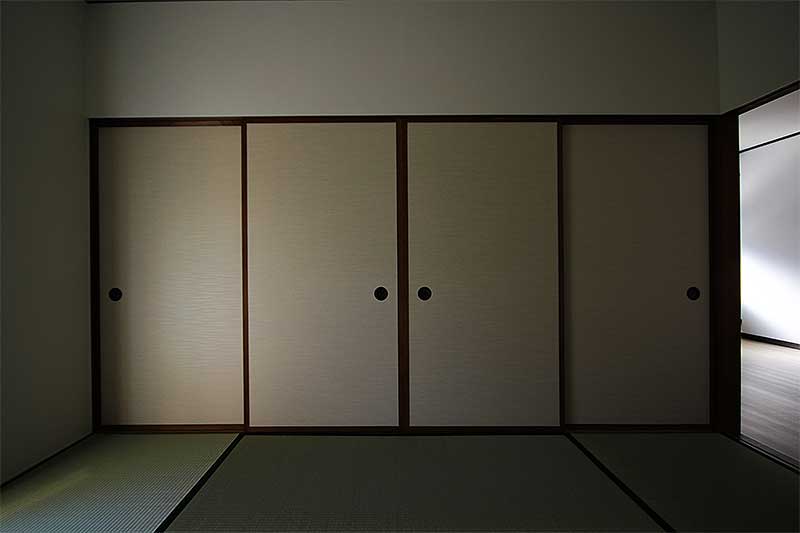 リフォーム後の和室の襖