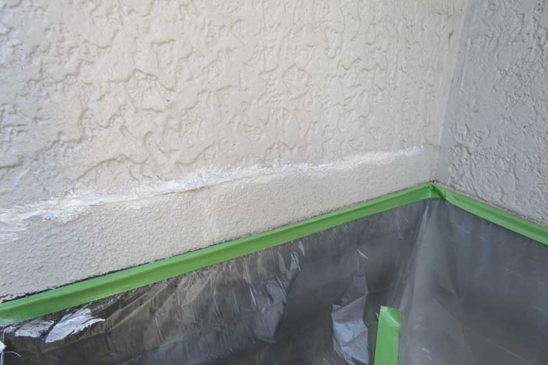 外壁のコーキング補修