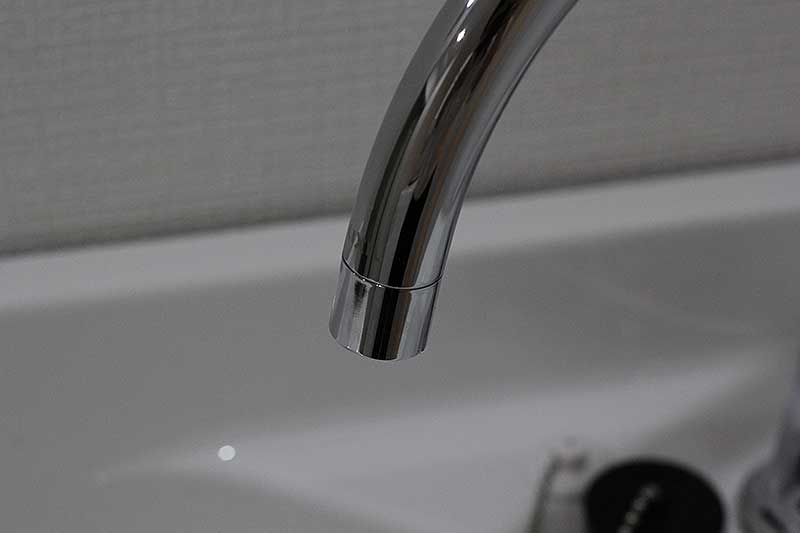 リフォーム後の洗面水栓
