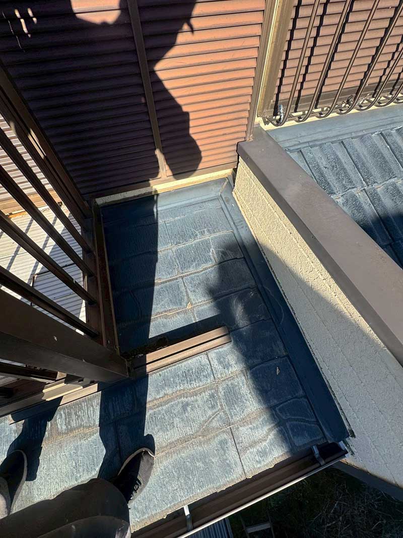 施工前のベランダ屋根