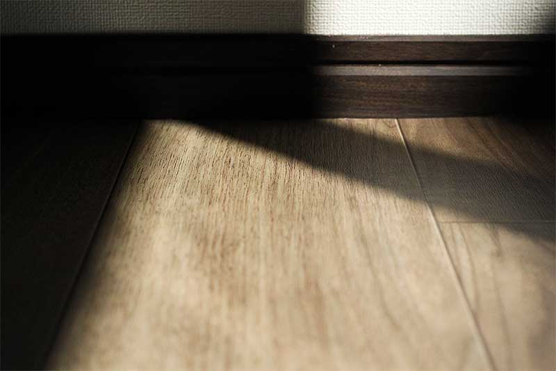 リフォーム後の洋室の床