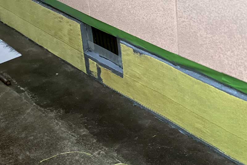 アラミド繊維張り込み