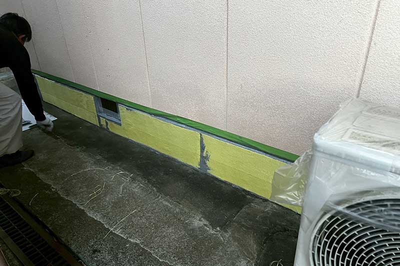 アラミド繊維張り込み